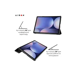 Чохол до планшета AirOn Premium Samsung Galaxy tab S10 Plus 12.4 2024 + film Black (4822356758483) - мініатюра 4