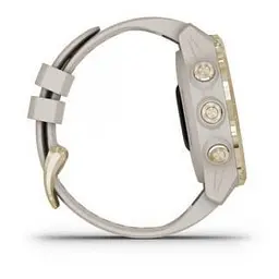 Спортивний годинник Garmin Descent Mk2S Light Gold with Light Sand Silicone Band (010-02403-01) - мініатюра 2