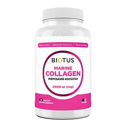 Морський колаген, Marine Collagen, 120 капсул Biotus vit0001342