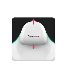 Комп'ютерне крісло Huzaro Force 4.6 White RGB тканина - мініатюра 7