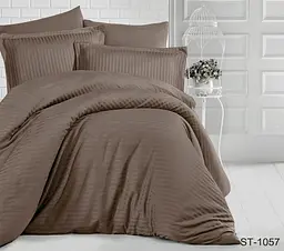 Комплект постільної білизни (LUXURY ST-1057) Євро TAG tekstil pbe0037581 - мініатюра 1