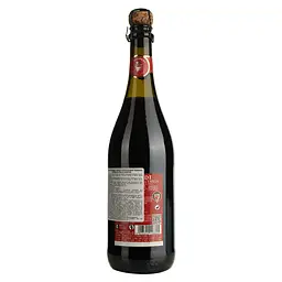 Вино ігристе Decordi Lambrusco Rosso Amabile, червоне, напівсолодке, 8%, 0,75 л - мініатюра 2