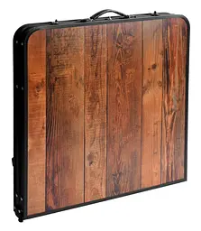 Стіл туристичний розкладний зі стільцями Hanert WoodLine 120x60 см - мініатюра 8