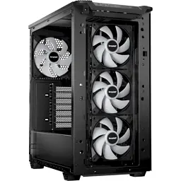 Корпус be quiet! Pure Base 501 LX, Airflow Black, Midi Tower, без БЖ, для ATX, Micro ATX, Mini ITX, Type-C, 2xUSB 3.2, макс. CPU-178 мм/VGA-368 мм, 4x120 мм Light Wings 3 PWM, бічна панель із загартованого скла (BGW78) - мініатюра 2