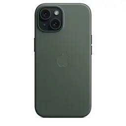 Чохол CasePro FineWoven Case with MagSafe Evergreen для iPhone 15 - мініатюра 5