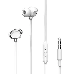 Навушники XO EP53 in-ear 3.5mm earphone White