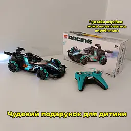 Машинка на радіокеруванні Racing Стиль Формула-1, пускає пар, світиться - мініатюра 10