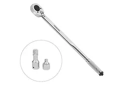 Ключ динамометричний Intertool 3/4" x 70-420 Н/м з перехідником 1/2" XT-9010 - мініатюра 2
