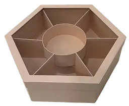 Подарункові коробки UFO W2647 CREAM менажниця - мініатюра 1