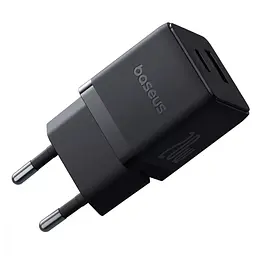 МЗП Baseus Palm Fast Charger C+U 20W EU Black - мініатюра 3