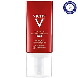 Антивіковий крем-догляд для корекції зморшок та контуру обличчя Vichy LiftActiv Collagen Specialist SPF25 50 мл - мініатюра 2