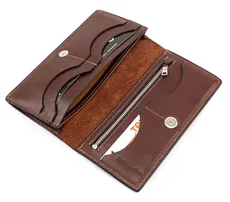 Шкіряне чоловіче портмоне GRANDE PELLE 19,5х10х2,5 см acs0027518 - мініатюра 4