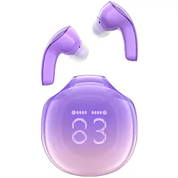 Навушники TWS Acefast T9 grape purple - мініатюра 7