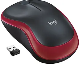 Мишка Logitech M185 бездротова, Red (new) - мініатюра 5