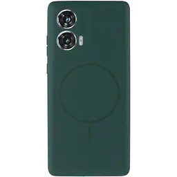 Чохол Silicone Cover Lakshmi Full Camera (AA) with Magnetic Fit для Motorola Edge 50 Fusion Зелений / Dark green - мініатюра 2
