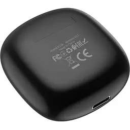 Бездротові навушники Hoco ES56 TWS Type C Bluetooth V5.1 30//320mAh 4h Siri LED індикатор Black - мініатюра 2