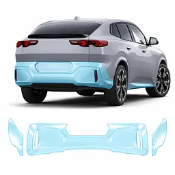 Антигравійна захисна бронеплівка за лекалами для BMW iX2 U10 2023- задній бампер
