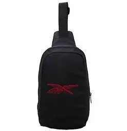 Жіноча сумка-слінг Reebok Mono Strap 32х17х10 см Чорний (SHF8412 black)