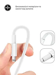 Зарядний пристрій ArmorStandart AR-TA800W USB-C 25W White + кабель USB-C to Lightning (ARM77719) - мініатюра 4