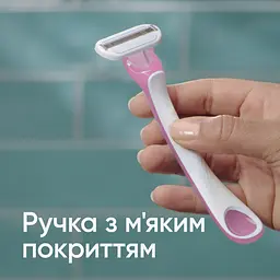 Одноразові станки для гоління (бритви) жіночі Venus Tropical Extra Comfort 3 шт. - мініатюра 4