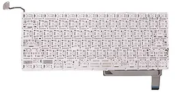 Клавіатура Apple MacBook Pro (A1286) (2011, 2012) з підсвічуванням (Light), Black, (No Frame), з (SD), UA (горизонтальний ентер) - мініатюра 2