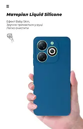 Чехол ArmorStandart ICON для Infinix Smart 8 Camera cover Dark Blue (ARM79060) - мініатюра 7