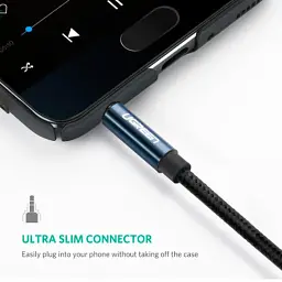 Кабель мультимедійний 3.5mm M to 3.5mm M 2.0m AV112 blue Ugreen (10687) - мініатюра 5