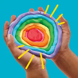 Набір маси для ліплення Hasbro Play-Doh Райдужні сюрпризи 50 баночок (G1761) - мініатюра 8