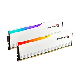 Модуль пам'яті для комп'ютера DDR5 64GB (2x32GB) 6400 MHz Ripjaws M5 RGB Matte White G.Skill (F5-6400J3239G32GX2-RM5RW) - мініатюра 2