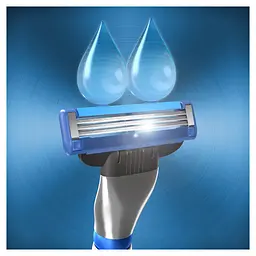 Бритва Gillette Mach3 Turbo 3D Motion з 2 змінними касетами - мініатюра 3