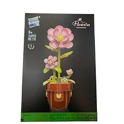 Конструктор квіти Flowers Zuanma NO116-1 деталі 315 - мініатюра 2