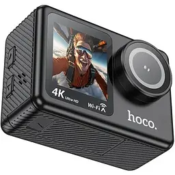 Екшн-камера Hoco DV101 dual color screen Спортивна чорна - мініатюра 3