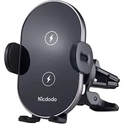 Холдер Mcdodo ZN Series Dual Coil Wirelss Charger Car Amount CH -1600 Чорний