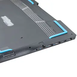 Корпус нижня кришка для Dell G3 15 3590 P89F Series, (Black/Blue, Type-C, 0KV9X9, піддон, D Cover) - мініатюра 4
