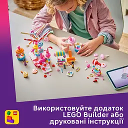 Конструктор LEGO Friends Колесо огляду з цукерками та капкейками (42700) - мініатюра 13