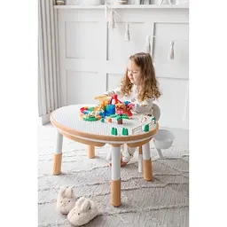 Багатофункціональний столик та стілець Poppet Мультиплей Беж 5 в 1 (PP-011B) - мініатюра 6