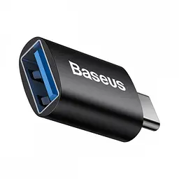 Перехідник Baseus Ingenuity Series Mini OTG Adaptor Type-C to USB-A 3.1 ZJJQ000001 Black - мініатюра 3