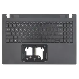 Верхня кришка для Acer TravelMate P2 TMP215-54 (Чорний, топкейс+клавіатура, 6B.VVRN7.032, Оригінал)