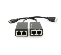 Удлинитель HDMI сигнала пассивный через 2 витых пары CAT-5e/6e Voltronic YTSEP 30m - мініатюра 2