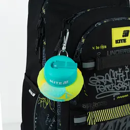 Силіконова пляшка для води Kite 600 мл бірюзова (K26-1271-1) - мініатюра 8