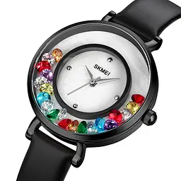 Жіночий наручний годинник 2041BK Black Skmei acs0030367 - мініатюра 2