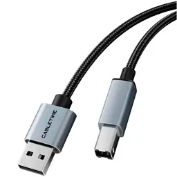 Кабель для принтера USB 2.0 AM/BM 2.0m Cabletime (CA915217)