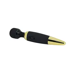 Класичний вібратор Pretty Love Power Wand Black Gold - мініатюра 3