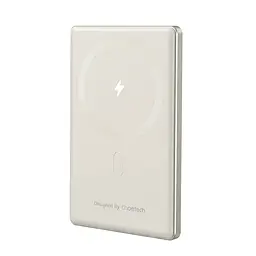 Повербанк 5000mAh Choetech B738 White QC3.0 PD3.0 бездротова магнітна зарядка (43-00160) - мініатюра 1