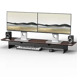 Підставка під монітор OfficePro MR164DW Dark Wood/Black MR164DW - мініатюра 2