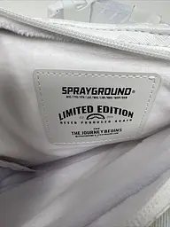 Нагрудна сумка слінг Sprayground Wings To The Future Біла - мініатюра 9