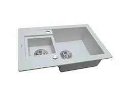 Кухонна мийка Perfelli Granze PGG 506-67 White - мініатюра 2