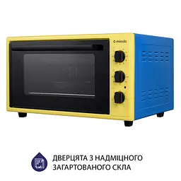Духовка Minola FOET 4815 UA жовто-блакитна - мініатюра 5