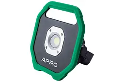 Прожектор акумуляторний Apro 10 Вт Li-Ion (900520)