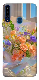 Чохол Demsky Яскравий букет для Samsung Galaxy A20s